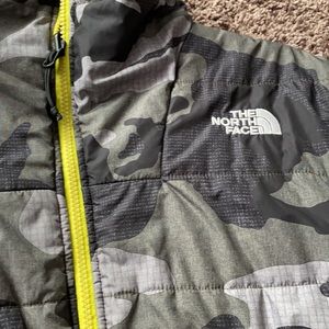 North Face quilted camo jacket